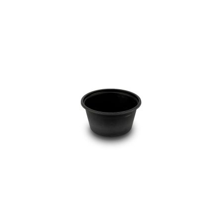 Vaso Soufflé - Fécula Maíz - Negro - 2 oz