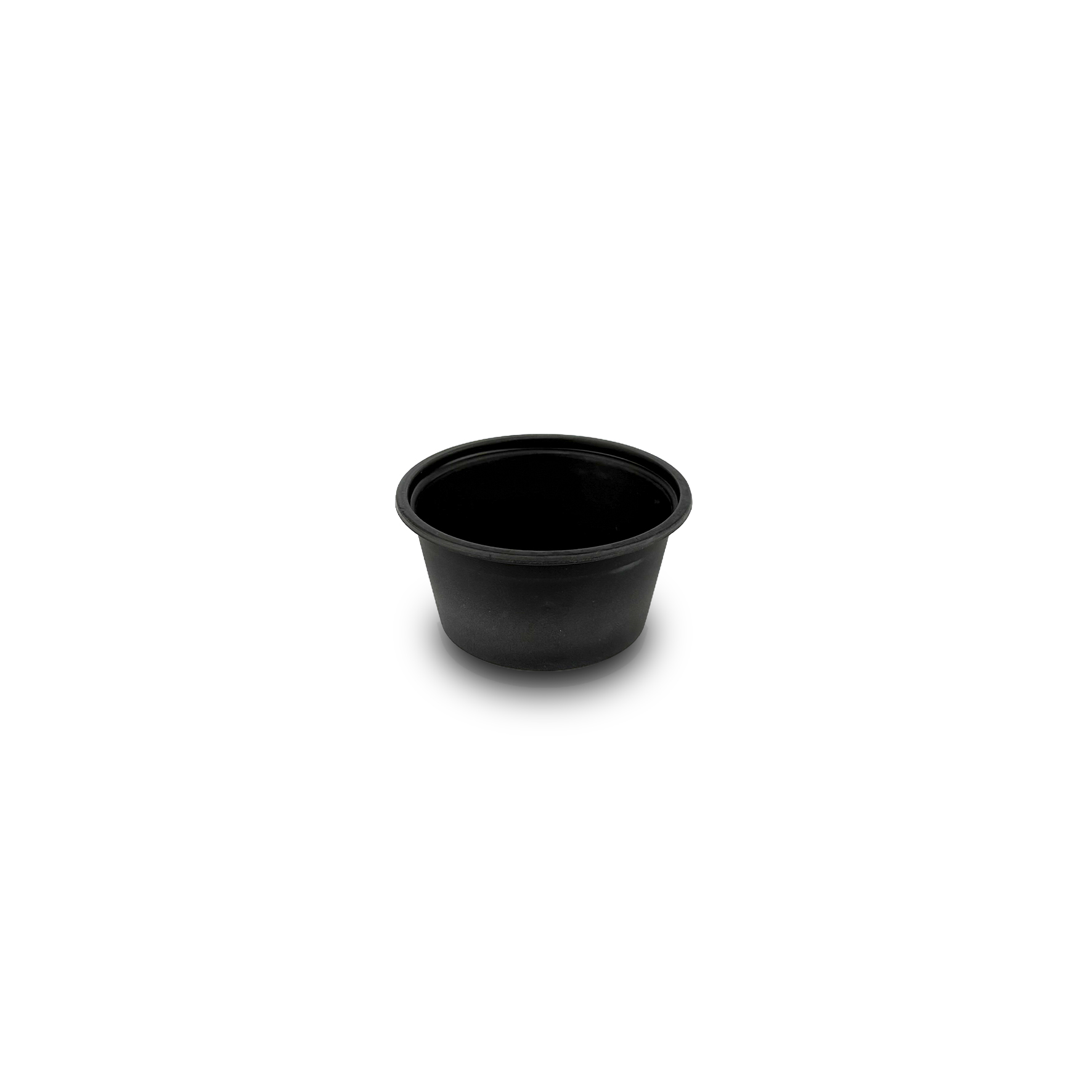 Vaso Soufflé - Fécula Maíz - Negro - 2 oz