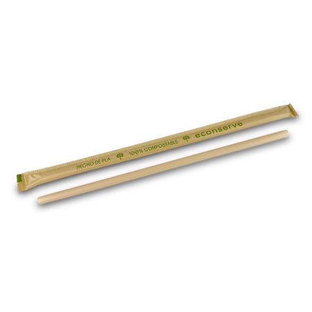 Popote - Estuchado - Beige - PLA - 26 cm