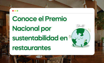 Premio Nacional por sustentabilidad en restaurantes