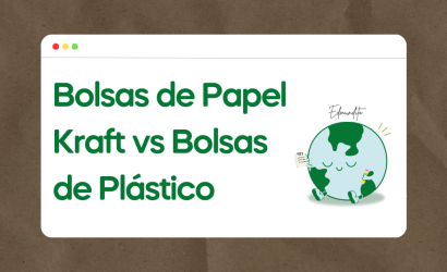 Bolsas de papel Kraft vs Bolsas de plástico