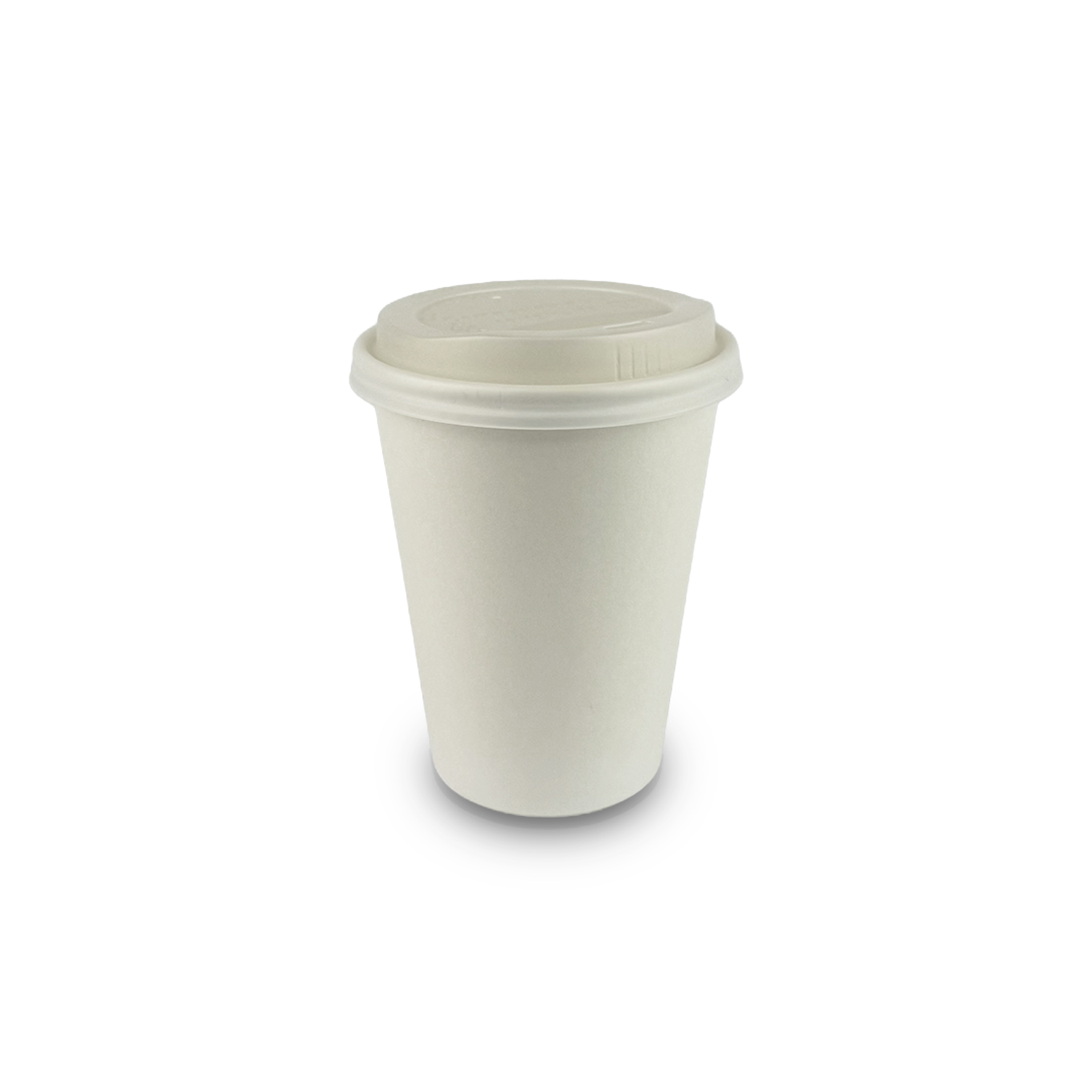 Tapa - Vaso Bebida Caliente Blanco - PLA - 10 oz a 20 oz - Imagen 3