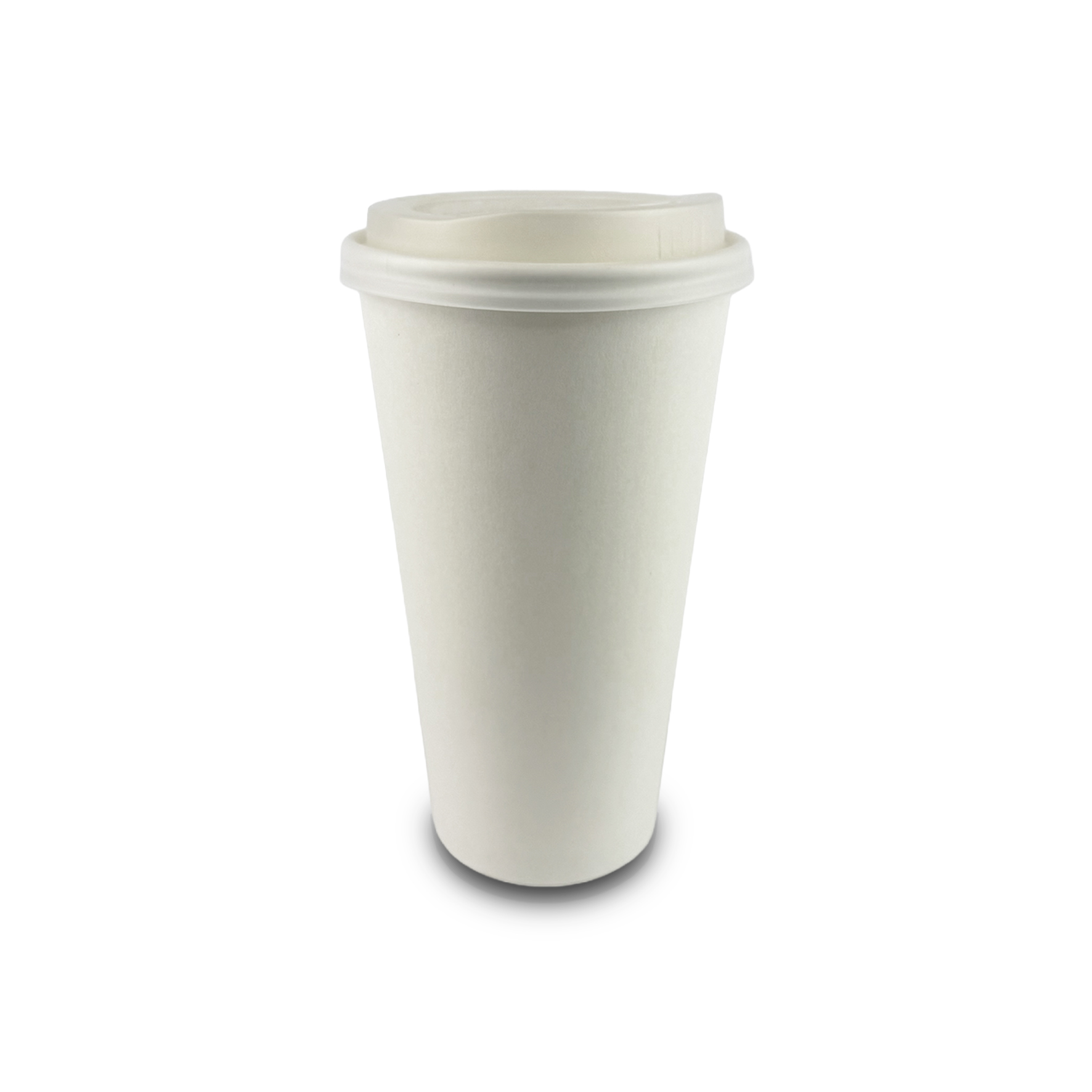 Tapa - Vaso Bebida Caliente Blanco - PLA - 10 oz a 20 oz - Imagen 5
