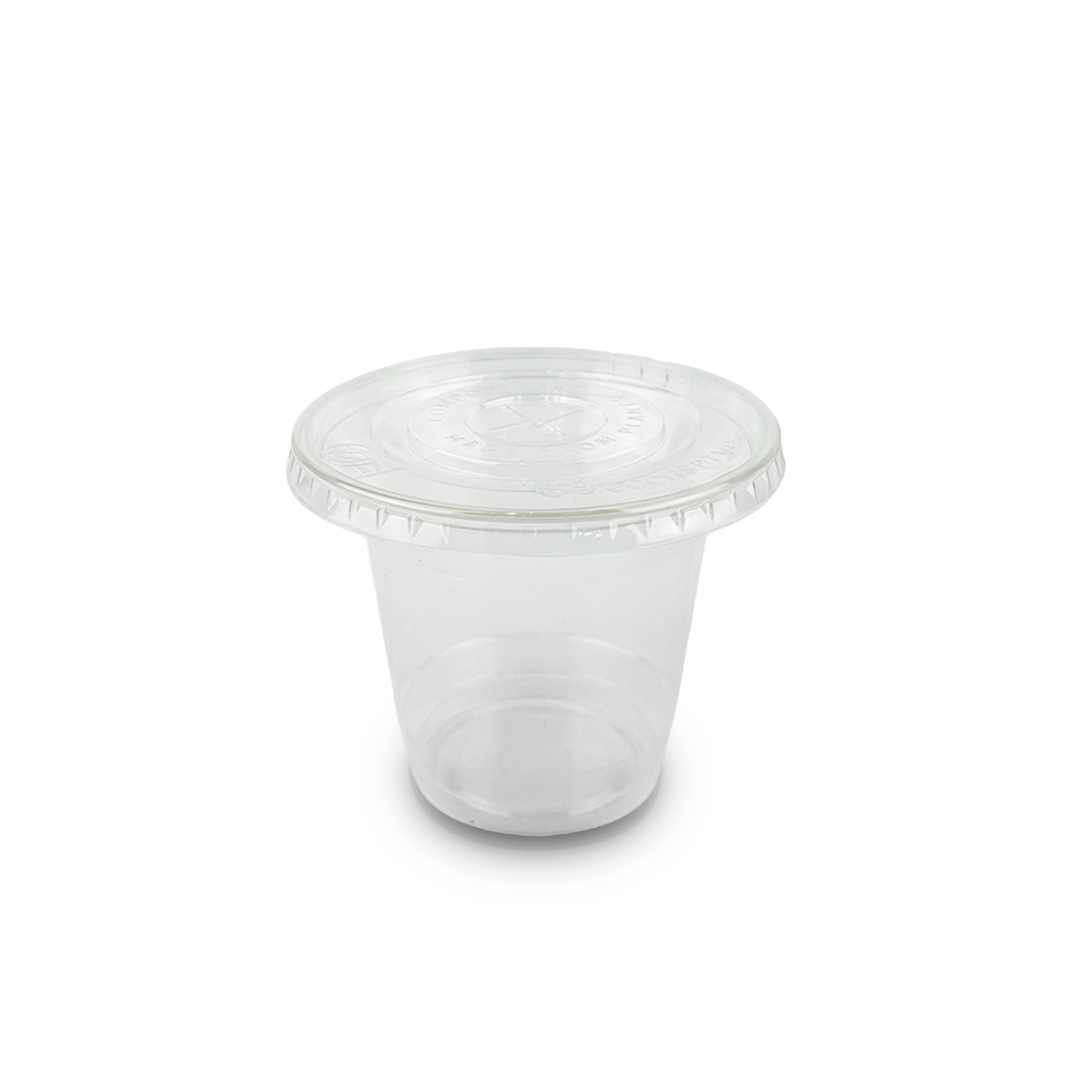 Tapa - Transparente Plana - PLA - 12 oz a 20 oz - Imagen 2