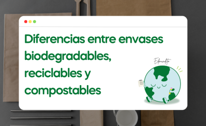 Diferencias entre envases biodegradables, reciclables y compostables