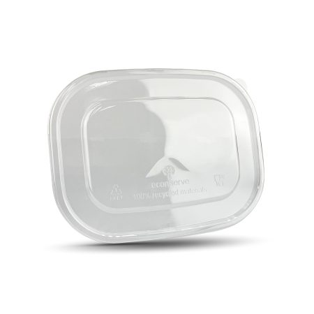 Tapa - Contendor Rectangular Liso Grande - PET Reciclado