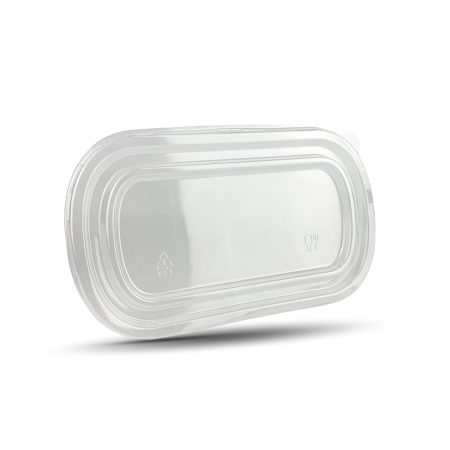 Tapa - Contenedor 2 Divisiones - PET Reciclado - 24 oz