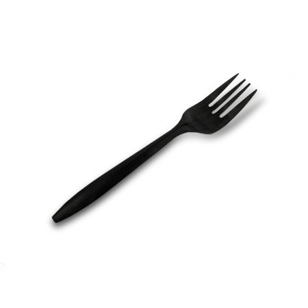 Tenedor - Negro - Fécula de Maíz - 6"