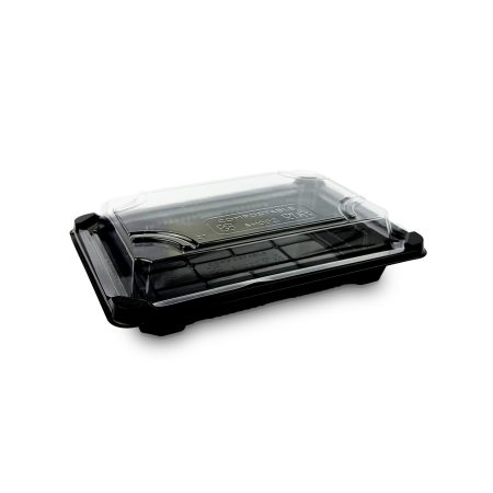 Contenedor - Sushi Charola con Tapa de PLA