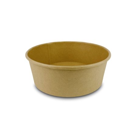 Contenedor - Redondo - Bambú con PLA - 44 oz 185mm Ø